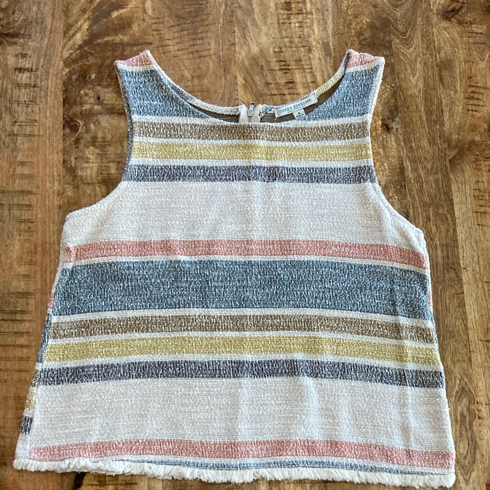 Striped Sleeveless Top